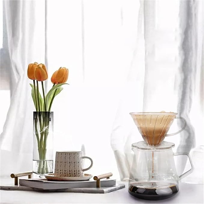 Coffee Filter Cup Dripper Cone for Home Kitchens Slow Brewed Maker with Comfortable Grip Portable Dripper