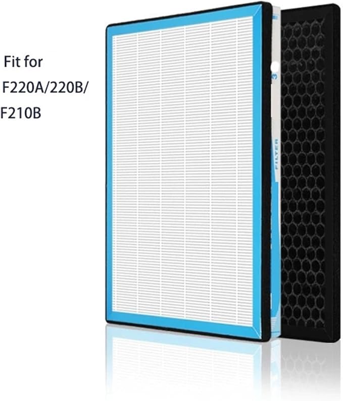 Air Purifier Filter, Compatible For TCL, TKJ-220B / 210B / 220A 295×245×25MM/10MM Air Purifier Filter