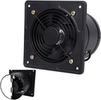 8 inch, High Speed Explosion-Proof Garage Ventilation Fan 6-10 Inch 220V Low Noise Metal Bathroom Exhaust Smoke Fan for Home Use, Greenhouse Easy to Store