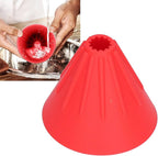 Silicone Coffee Dripper Collapsible Coffee Filter Foldable Portable Reusable Travel Camping Office Home Free Lightweight Easy Brew (Red)