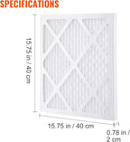 Happybuy 5-Pack Protective Pre Filters, 15.75" x 15.75" Air Filter Replacement, High-Efficiency Stage 1 Filters for BlueDri & Happybuy Scrubbers, Air Purifiers, Water Damage Restoration Equipment
