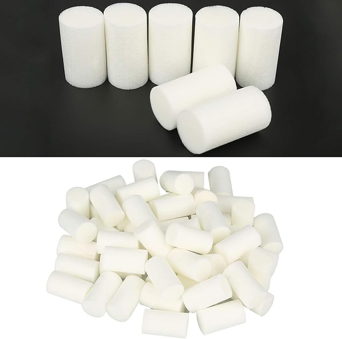 50pcs Pump Prefilter Replacement Pcp Compressor Cotton Filter Oil Water Separator Pre Filter Pump Prefilter Sponge for Electric High Pressure Air Compressor Part