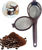 Portable Coffee Filter Spoon Brewing Tool For Ground Loose Tea Multifunctional Tea Filter With Hanging Handle For Camping Travel
