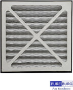 PUREBURG Replacement Filter Compatible with Zephyr VGF Series 14x14x3 Whole Home Return Air Grille Filter,2-Pack Merv13 Air Clean Dust