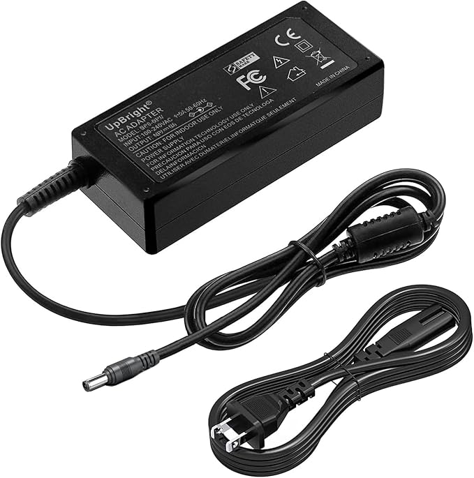 UpBright 24V AC/DC Adapter Compatible with MORENTO HY4866 Air Purifiers Home Room Air Quality Sensors H13 HEPA Filter Remove Dust Pet Hair Smoke Air Inlet 24VDC Power Supply Cord Cable Battery Charger
