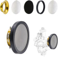 Carburetor Carb Velocity Stack 44mm Air Cleaner Filter Modified Trumpet Aluminum Alloy with Sponge Filter Steel Mesh for GY6 150cc PZ24 PZ30 PHBH Suggest Small Displacement (Gold,44mm)