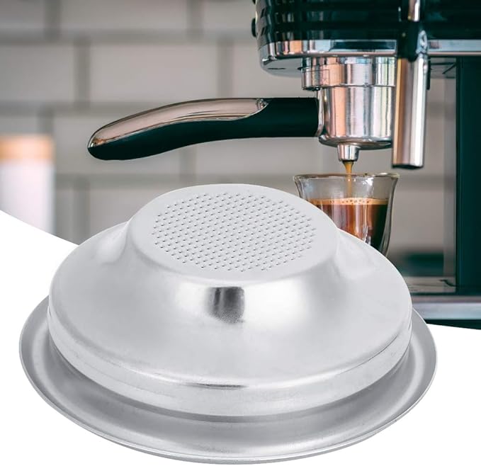 GOTOTOP Coffee Filter, Stainless Steel Filter Basket for 58mm SemiAutomatic Machines, Perfect for Home Baristas and Coffee Shops (Single serving)