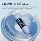 POOLPURE Garden Hose Water Filter for Filling Hot Tub, Pool, Spa, Reduces Chlorine, Heavy Metals, Odor, Pre Filter Ideal for Organic Gardening, Farming, Fits Any Standard 3/4" Garden Hose Thread