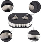 593260 Air Filter with Pre Filter and Spark Plug Fits for B&S 725EX 625EX 575EX 550EX 525EXI Engines, Air Filter Parts for Toro Recycler 22 and Troy Bilt Lawn Mower (4 Pack-1)