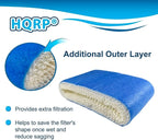 HQRP 2-Pack Wick Filter Compatible with Walgreens 890-WGN 890WGN LEV320 HF212-UL Cool Mist Humidifiers, W889-WGN Replacement, with Blue Layer