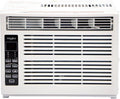 Whirlpool 8,000 BTU Window Air Conditioner with Dehumidifier, 115V, Window AC for Rooms up to 350 Sq. Ft., Living Room, Bedroom, or Apartment, with 3 Speeds, Remote Control, and 24H Timer, White