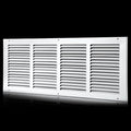 24x8 Return Air Grille(Duct Opening Size),Air Return Vent Cover,Flat Vent Cover,Rejillas De Aire Acondicionado para Casa,Return Air Grilles,Outer Dimensions:25.75"Wx9.75"H(24"W x 8"H, Duct Opening)