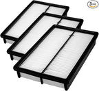 BOSCH 5075WS Workshop Engine Air Filter - Compatible with Select Ford Escort; Mazda 323, Miata, Protegé; Mercury Tracer (Pack of 3)