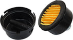 2 Pcs Air Compressor Silencer, 3/8" Thread Air Compressor Intake Filter 16mm Air Compressor Filter Noise Muffler