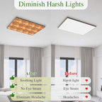 Tropical Plant Cactus Fluorescent Light Covers 4 Pack Western Cowboy Horse Sunset Deserts Orange Magnetic Fluorescent Ceiling Lights Filters for Office Classroom Home Drop Ceiling 4x2 Feet