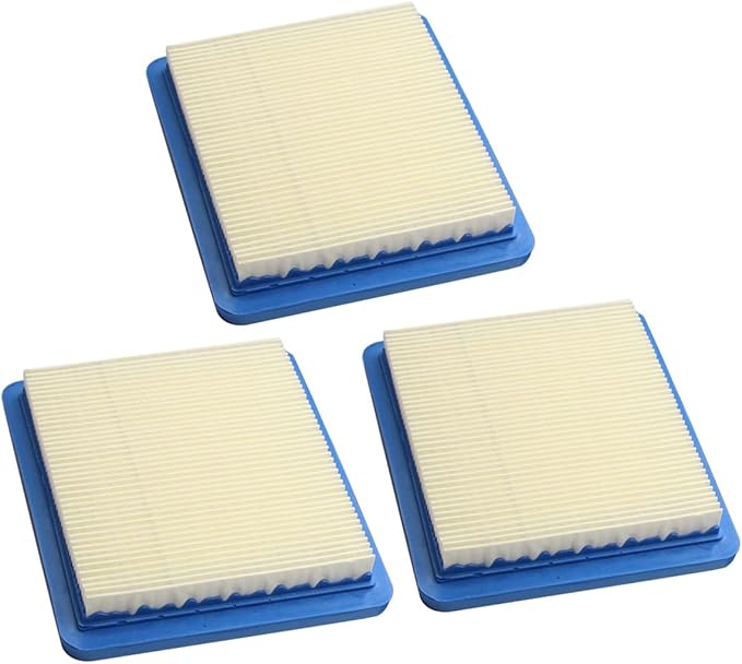 491588s Air Filter, Compatible with Briggs 491588, Toro 20332, Craftsman 3364, Premium Lawn Mower Air Cleaner (3Pcs)