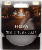 Hoya 67mm Mist Filter Black Diffuser No. 0.5 - Black Mist Filter for Camera Lenses - Soft Diffusion Effect for Portrait Photography & Cinematic Look, Reduces Contrast & Softens Wrinkles