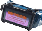 Auto Darkening LCD Welding Lens for MIG for TIG for MMA, Solar Powered Welding Eyepiece with DIN3-11 Shade, 108x50mm Filter, PVC+LCD Glass, for Protection During Grinding and Cutting