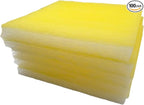 Paint Booth Exhaust Fiberglass Filter Pad (US Manufacturer), Heavy-Duty Paint Arrestor for Spray Booth (100/case, 24" x 24")