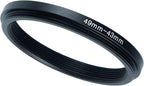 49mm to 43mm Step-Down Ring Filter Adapter for All Brands UV ND CPL Metal Ring Step-Down Rings Adapter Filter (49mm-43mm)