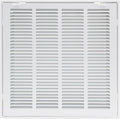 18"W x 18"H [Duct Opening Size] Steel Return Air Filter Grille - Removable Face/Door for 1 inch Filters -HVAC Vent Cover Grill - White [Outer Dimensions: 20 5/8"W X 20 5/8"H]