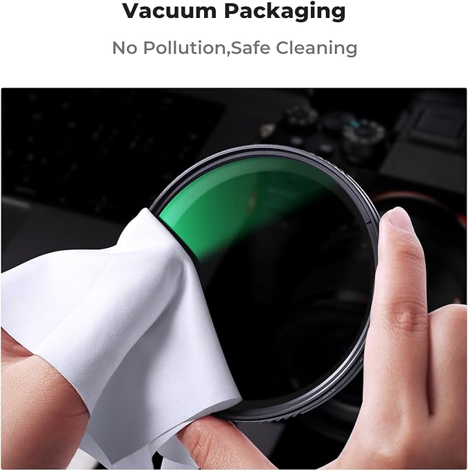 K&F CONCEPT 72mm MC UV Lens Protection Filter with Lens Cap Cleaning Cloth Optical Glass Ultra Slim 18 Multi-Layer Coatings Camera Lens UV Filter (K-Series)