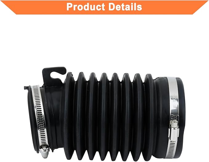 Engine Air Intake Hose Tube With Clamps. Replaces Part # 696-001,17228-RCA-A00, 17228RCAA00. Compatible with Honda Accord V6 3.0L 2003-2007,Acura TL V6 3.2L 2004-2006