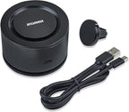 SYLVANIA - Airzing Mini Air Purifier - Vehicle, Car, Home, Office - Air Ionizer, USB-C powered, Reduces Odors, Smoke, Pets Dandruff, Reusable Filter, Portable, Quiet, UV Light, DC 5V, 0.5A