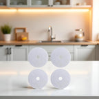 10 Pcs Universal Cloth Dryer Exhaust Filter Portable Replacement Lint Filter Air Intake Paper Filters for Chef Dryer, Dryer Replacement Parts Accessories (White,227 x 33 mm)