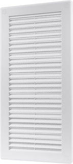 Vent Systems 4" x 11" (Opening Dimensions) White Plastic Soffit Vent Cover - Durable Flat Rectangular Air Vent Grille with Mesh Screen - Weather Ventilation Grill Wall & Ceiling Indoor & Outdoor