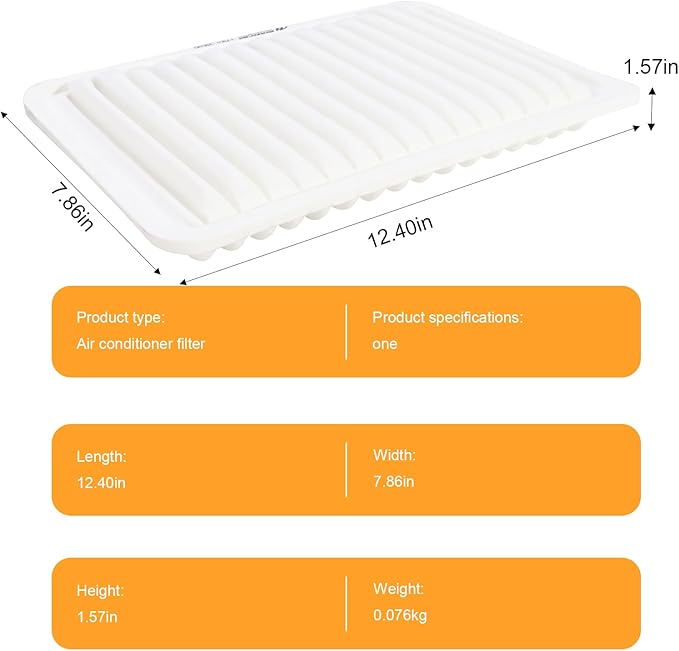 Engine Air Filter for Toyota Camry, Sienna, Lexus ES300, and RX330