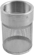 Dia Hose Inlet Suction Strainer Filter, Stainless Steel Water Pump Filter for Garden Irrigation, High Pressure Water Pump, Sprayer & Plumbing Systems (53mm)