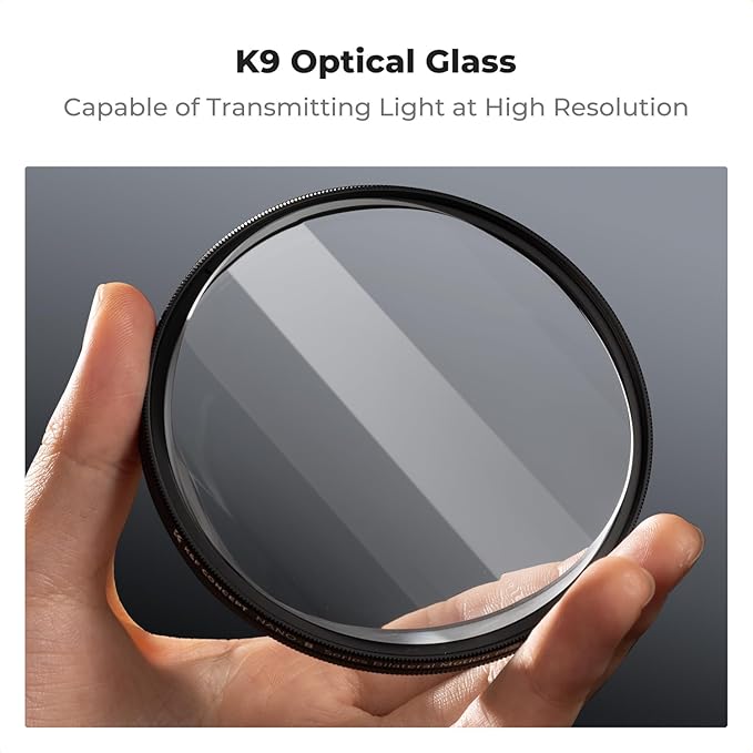K&F CONCEPT 82mm Bilateral Blur Ghost Motion Filter Super Speed Effects for Camera Lens Clear Optical Glass with Cleaning Cloth