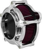 HDBUBALUS Motorcycle Air Filter Cleaner Intake Filter System Kit (C-For Touring Trike 08-16, Softail 16-17,Dyna 17)