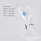 Pack of 4 Diposable Vacuum Filter Units 1000mL 0.2μm PVDF Hydrophilic Membrane