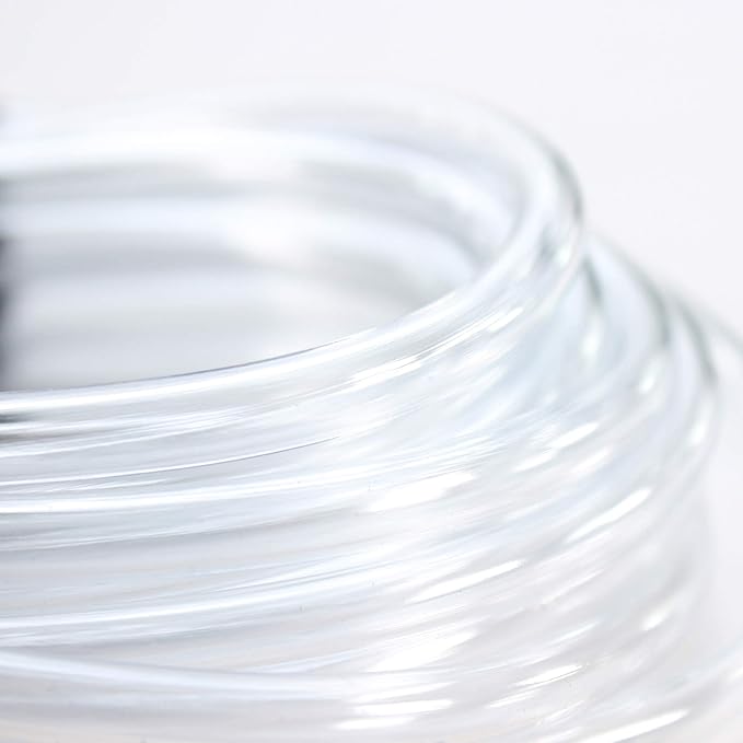Penn-Plax Aqua-Life Standard Airline Tubing - 3/16 Inch Flexible Airline Hose for Aquarium Pumps, Fish Tank Line for Air Stones & Filters - Safe for Freshwater & Saltwater - 8 ft Long, Clear