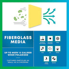 Filterbuy 20x20 Air Cleaner Filter Replacement Pads for Respicaire CG MicroClean 95, Totaline CG1000 Star Series, and More (4-Pack)