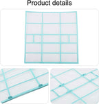 Air Conditioner Filter for Hanging Indoor Unit, Anti-Dust Plastic Mesh Filter Screen Compatible with Hualing Split System Air Conditioners(32.5 * 32cm)