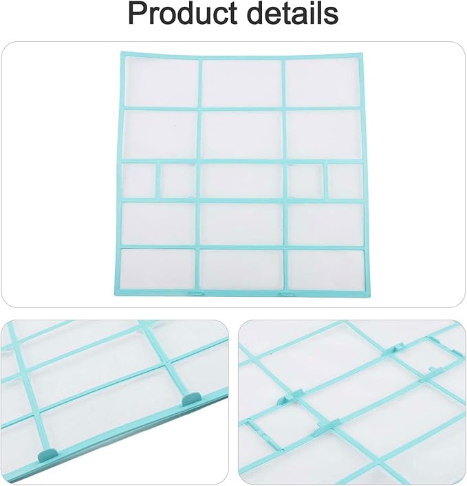Air Conditioner Filter for Hanging Indoor Unit, Anti-Dust Plastic Mesh Filter Screen Compatible with Hualing Split System Air Conditioners(32.5 * 32cm)