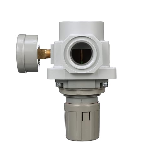 PneumaticPlus SAR600-N10BG Compressed Air Pressure Regulator 1" NPT - Bracket, Gauge…