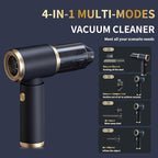 Handheld Car Vacuum Portable Cordless, 4 in 1 Handheld Vacuum Cleaner 15000PA High Power Air Blower & Pump & Air Duster, Mini Hand Held Vacuum Rechargeable for Home, Car, Office, Pet Hair