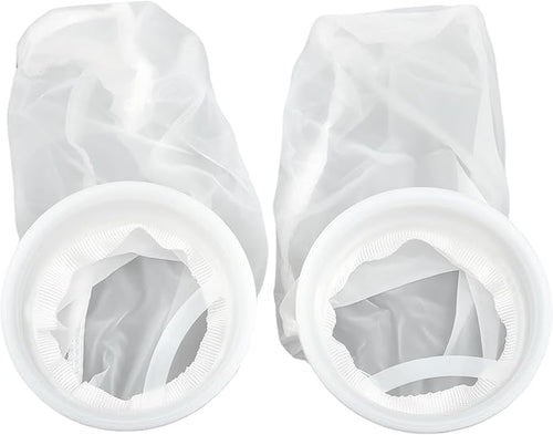 2Pcs Rain Water Filter, 8 Inch IBC Lid Filter, Nylon IBC Tote Cover, Stretchy Reusable Tote Lid for Mounting on Container Rainwater Tank