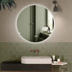 Led Mirror for Bathroom,Bathroom Mirrors for Vanity,Shatter-Proof,with Dimming & 3 Color Modes,Heated Demister Pad,Anti-Fog,Hanging Vanity Mirror,Easy to Install, Easy to Clean (Size : 70x70cm)
