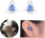 Reusable Silicone Noise Reduction Ear Protection Lightweight for Sleeping Concerts Work Bars Construction Sites Blue