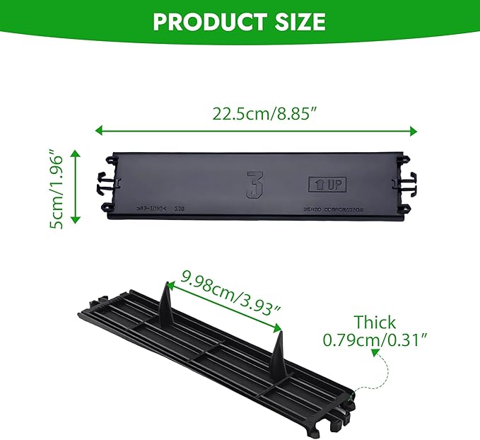 88899-06110 Cabin Air Filter Cover Plate Black Plastic Replacement Access Lid Cover Fits for RAV4 Hybrid 2018-2022, Highlander 2021-2022 Corolla, Avalon 2019-2021, Sienna 2022-2023, CHR 2020-2021