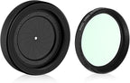 Adjustable Iris Aperture Diaphragm M30 to M37 Iris Aperture Diaphragm Adapter Optical Diaphragm 1.5-26mm Lens Module Adapter Ring PVS-14 PSV14 Optics (Filter Protector Cover Set)