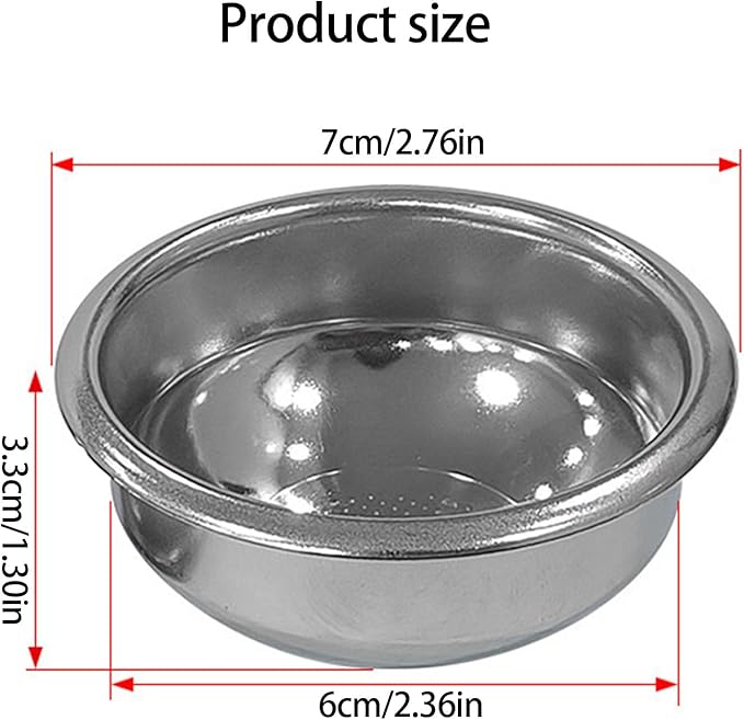 Commercial Grade 58mm Spherical Coffee Basket 58-Hole Stainless Steel Filter for Fast Espresso Extraction Tool Stainless Steel Spherical Coffee Filter Basket