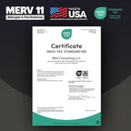 BNX TruFilter 24x24x1 Air Filter MERV 11 (4-Pack) - MADE IN USA – Air Conditioner AC Furnace Filters for Allergies, Dust, Pet, Smoke, Allergy MPR 1200 FPR 7 (Actual Size: 23.38 x 23.38 x 0.75 Inches)