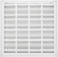 20"W x 20"H [Duct Opening Size] Steel Return Air Filter Grille - Removable Face/Door for 1 inch Filters -HVAC Vent Cover Grill - White [Outer Dimensions: 22 5/8"W X 22 5/8"H]