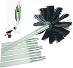 Garneck 2pcs Dryer Brush Chimney Cleaner Tool Pipe Cleaners Bulk Scrubber Brush for Air Duct Cleaning Home Cleaning Supplies